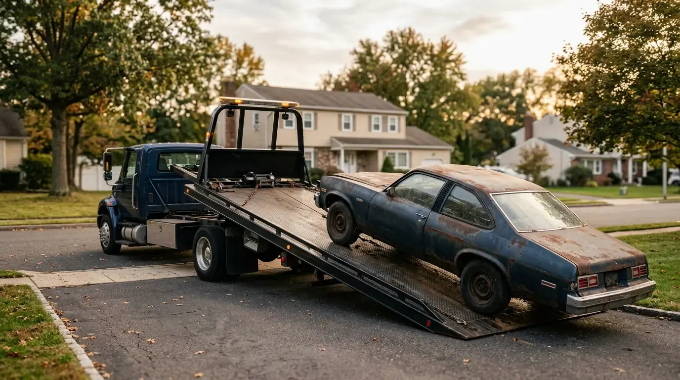 Junk car removal in New Jersey