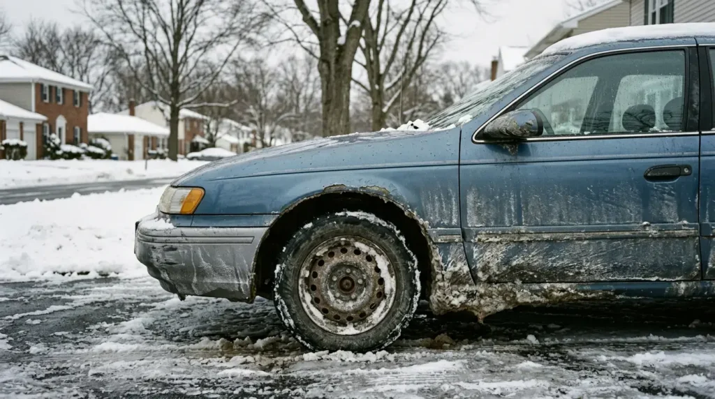 Junk car being picked up in New Jersey — scrap yard vs cash buyer