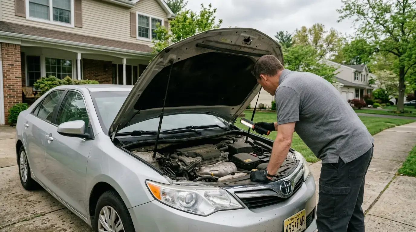 Cash 4 Junk Cars team buying a used vehicle in New Jersey